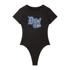 Women's Mineral Wash Crewneck Bodysuit